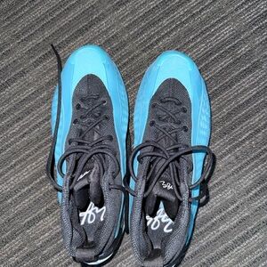 Blue and Black Athletic Sneakers
